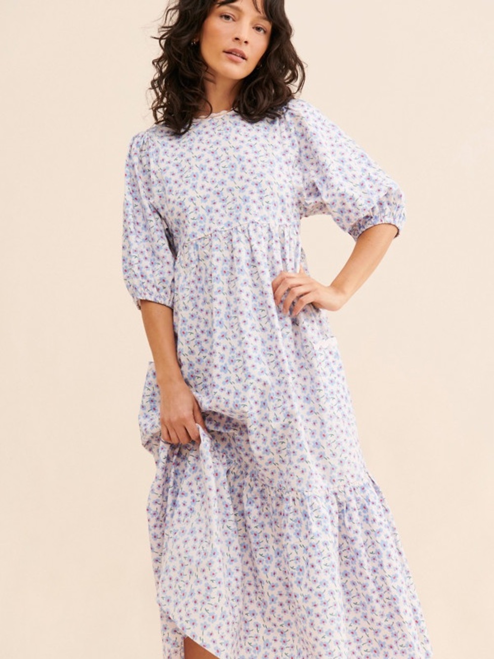 Damson Madder Ditsy Greta Maxi Dress // Size 16